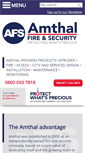 Mobile Screenshot of amthalsecurity.co.uk